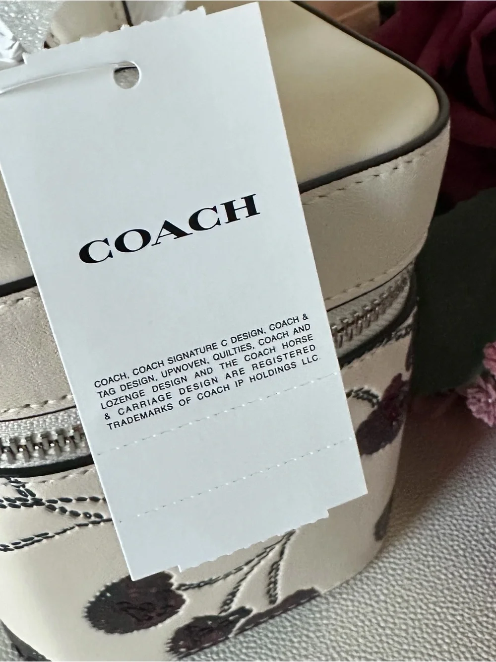 NWT 🍒 Coach LIMITED EDITION Cosmetic Case With Cherry Print